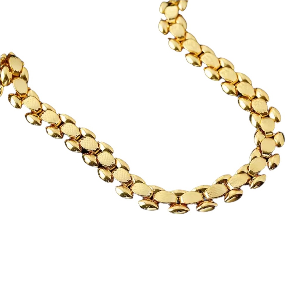 Gold Segmented Stackable Bracelet - Picture 4 of 10
